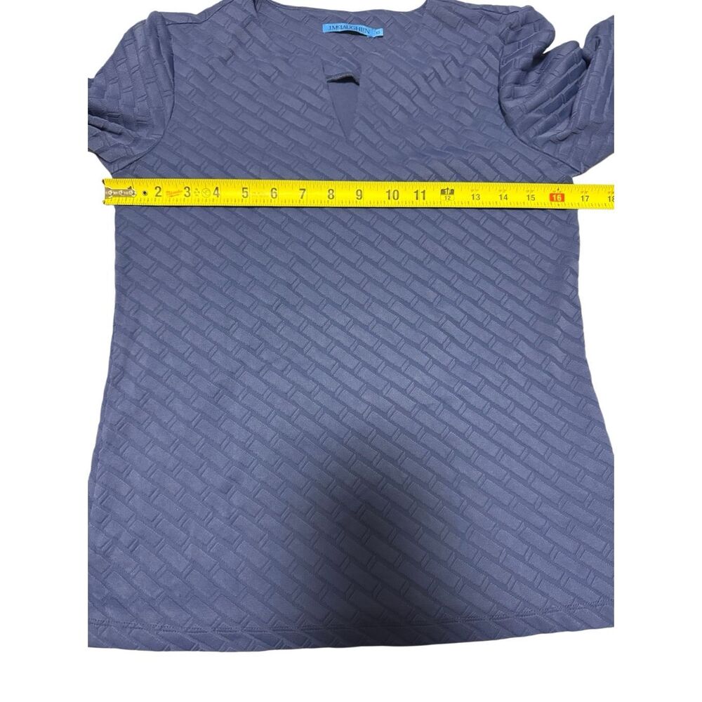 J.Mclaughlin Xs Blue Violet Texture Basic Staple … - image 3